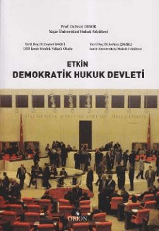 Etkin Demokratik Hukuk Devleti - Orion Kitabevi Kitap