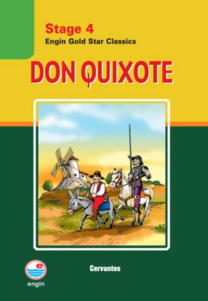 Stage 4 Don Quixote - Cervantes, Yabancı Dilde Kitaplar Türkçe kitap kapağı