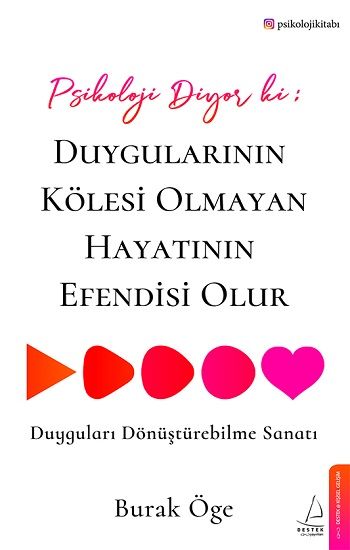 Psikoloji Diyor ki Duygularının Kölesi Olmayan Hayatının Efendisi Olur - Destek Yayınları Kitap
