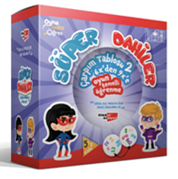 Süper Dahiler Çarpım Tablosu 2 (6x’den 9x’e) - Dikkat Atölyesi Yayınları Kitap