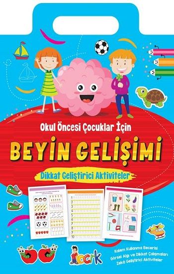 Beyin Gelişimi - Dikkat Geliştici Aktiviteler - Bıcırık Yayınları Kitap