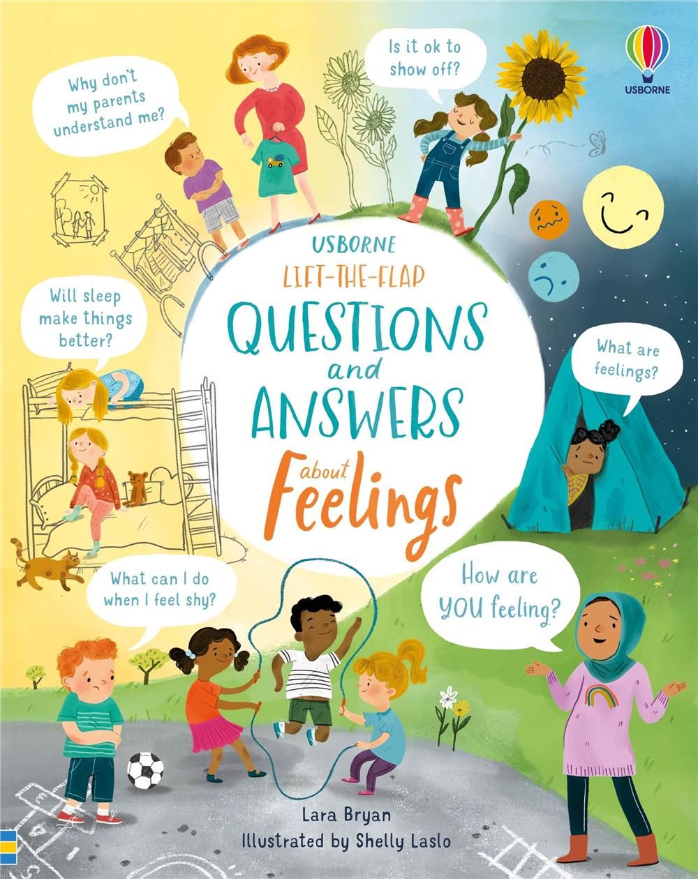 Lift-the-Flap Questions and Answers: About Feelings - Usborne Publishing Kitap