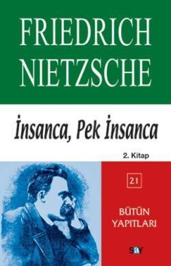 İnsanca, Pek İnsanca 2. Kitap Friedrich Wilhelm Nietzsche Türkçe kitap kapağı