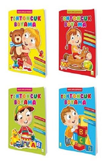Tontoncuk Boyama (4 Kitap Takım) - Ema Kitap Kitap
