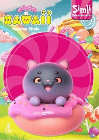 Kawaii Simli Çıkartmalı Boyama Kitabı - Doğan Çocuk Kitap
