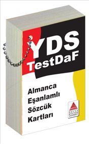 YDS TestDaf Almanca Eşanlamlı Sözcük Kartları - Delta Kültür Yayınevi Kitap