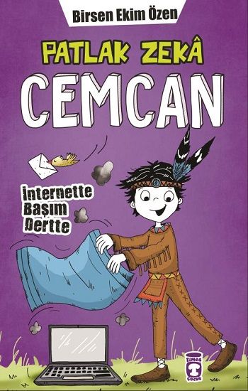 Patlak Zeka Cemcan - İnternette Başım Dertte (Fleksi Cilt) - Timaş Çocuk Kitap