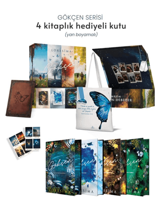 Gökçen Serisi - Yan Boyamalı Hediyeli Kutu (Ciltli) - Ephesus Travel Yayınları Kitap