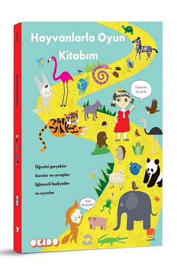 Hayvanlarla Oyun Kitabım (Fleksi) - Uçan Fil Yayınları Kitap