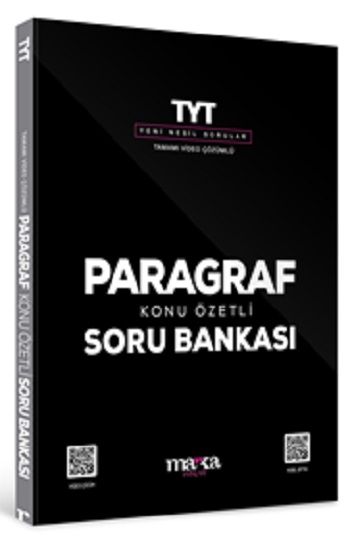 2025 TYT Paragraf Konu Özetli Yeni Nesil Soru Bankası Tamamı Video Çözümlü (Ciltli) - Marka Yayınları Kitap