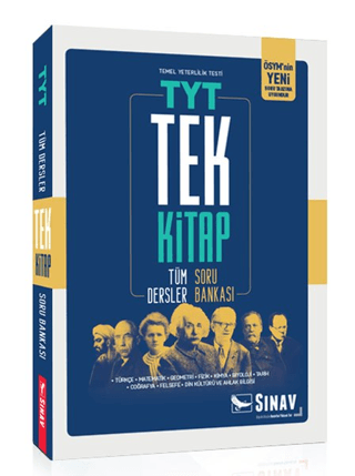 TYT Tek Kitap Tüm Dersler Soru Bankası - Sınav Yayınları Kitap