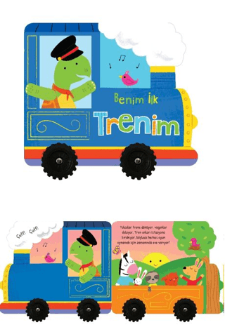 Benim İlk Trenim – İlk Araçlarım (Ciltli) - İndigo Çocuk Kitap