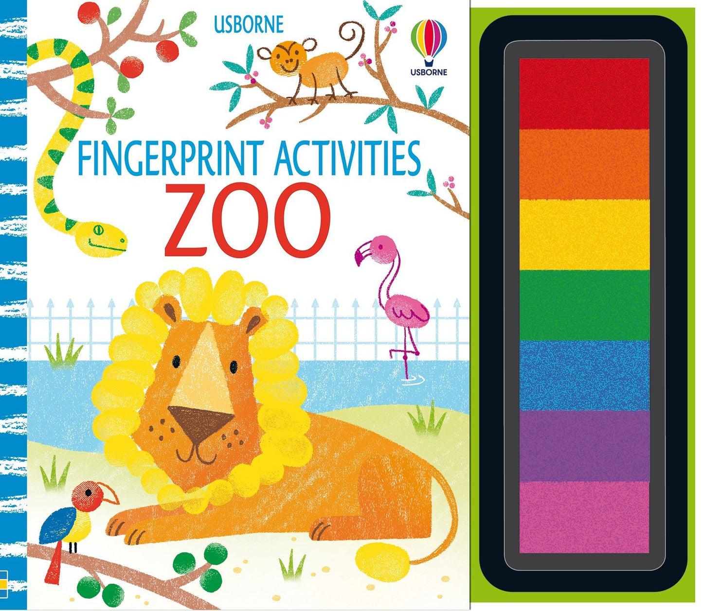 Fingerprint Activities: Zoo - Usborne Publishing Kitap