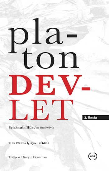 Devlet Platon (Eflatun) Türkçe kitap kapağı