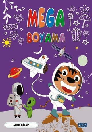 Mega Boyama - Mor Kitap - Parıltı Yayınları Kitap