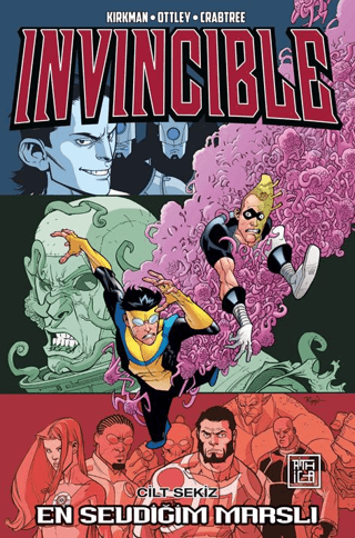 Invincible 8 - En Sevdiğim Marslı - Athica Yayınları Kitap