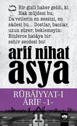 Rübaiyyat-ı Arif 1 Arif Nihat Asya Türkçe kitap kapağı