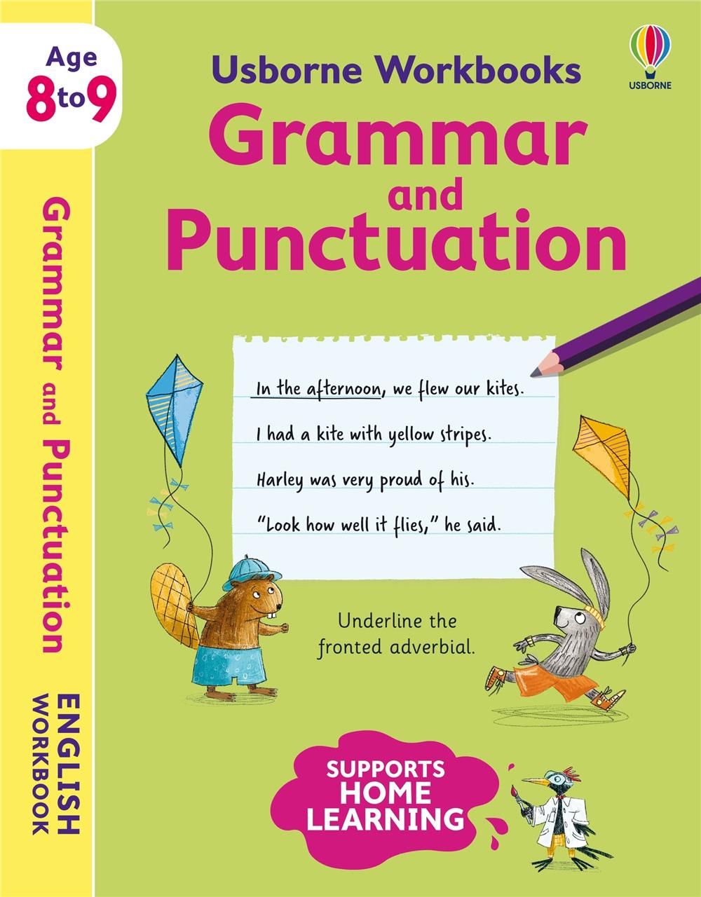 Usborne Workbooks Grammar and Punctuation 8-9 - Usborne Publishing Kitap