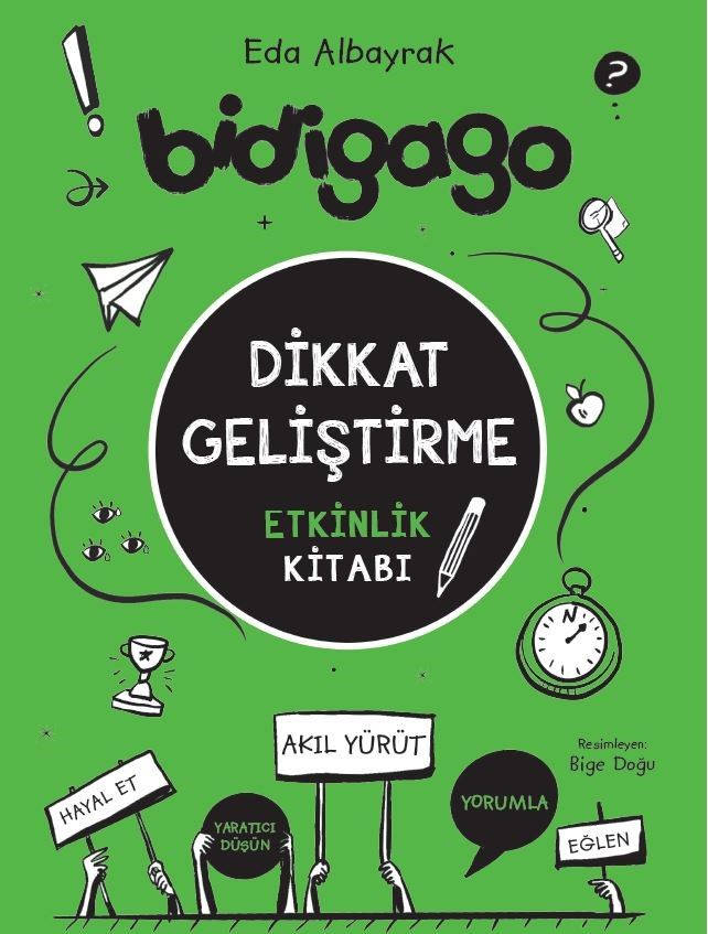 Bidigago -Dikkat Geliştirme Etkinlik Kitabı - Doğan Çocuk Kitap