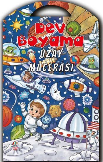 Dev Boyama - Uzay Macerası - Yağmur Çocuk Yayınları Kitap