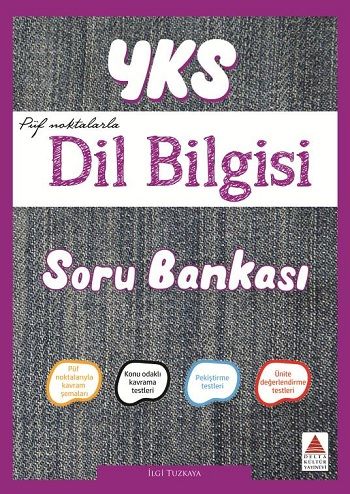 YKS Püf Noktalarla Dil Bilgisi Soru Bankası - Delta Kültür Yayınevi Kitap
