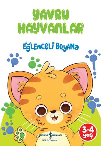 Yavru Hayvanlar - Eğlenceli Boyama - İş Bankası Kültür Yayınları Kitap