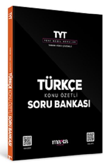 2025 TYT Türkçe Konu Özetli Soru Bankası Tamamı Video Çözümlü (Ciltli) - Marka Yayınları Kitap