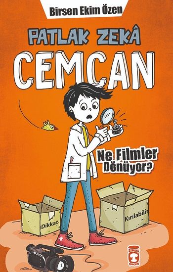 Patlak Zeka Cemcan - Ne Filmler Dönüyor (Fleksi Cilt) - Timaş Çocuk Kitap