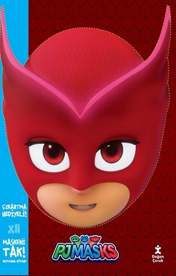 Maskeni Tak Pjmasks Baykuş Kız Boyama Kitabı - Doğan Çocuk Kitap