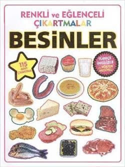Renkli ve Eğlenceli Çıkartmalar - Besinler (Food) - Parıltı Yayınları Kitap