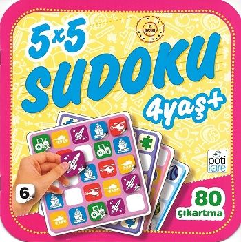 5 x 5 Sudoku – 6 (4 Yaş +) - Pötikare Yayıncılık Kitap