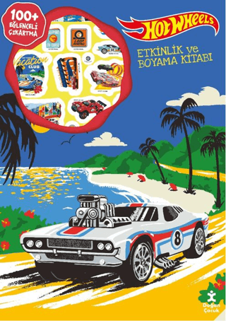 Hot Wheels Çok Çıkartmalı Boyama Kitabı - Doğan Çocuk Kitap