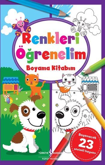 Renkleri Öğrenelim Boyama Kitabım - İş Bankası Kültür Yayınları Kitap