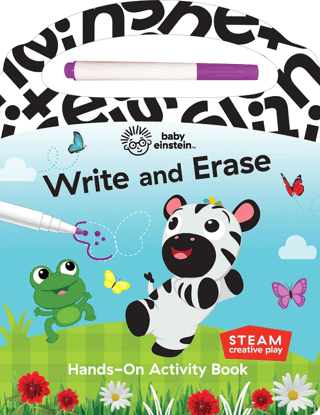 Baby Einstein: Write and Erase Hands-On Activity Book - Pi Kids Kitap