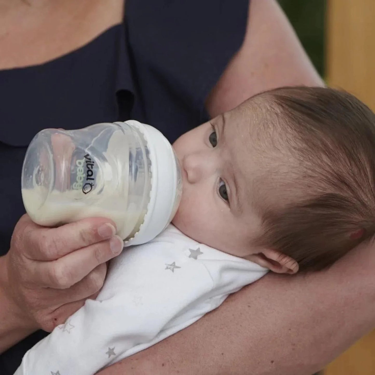 Vital Baby Nurture Breast Like Feeding Teat Medium Flow Pack of 2 - mezetto ebebek ebebek