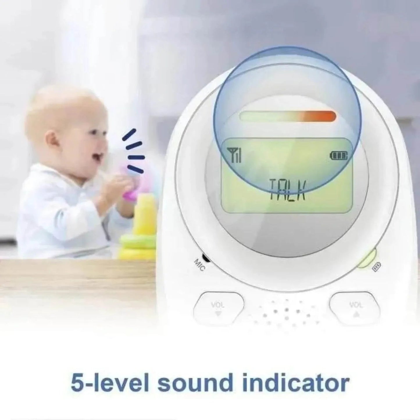 Vtech Digital Audio Monitor with Night Light & Projection - mezetto ebebek ebebek