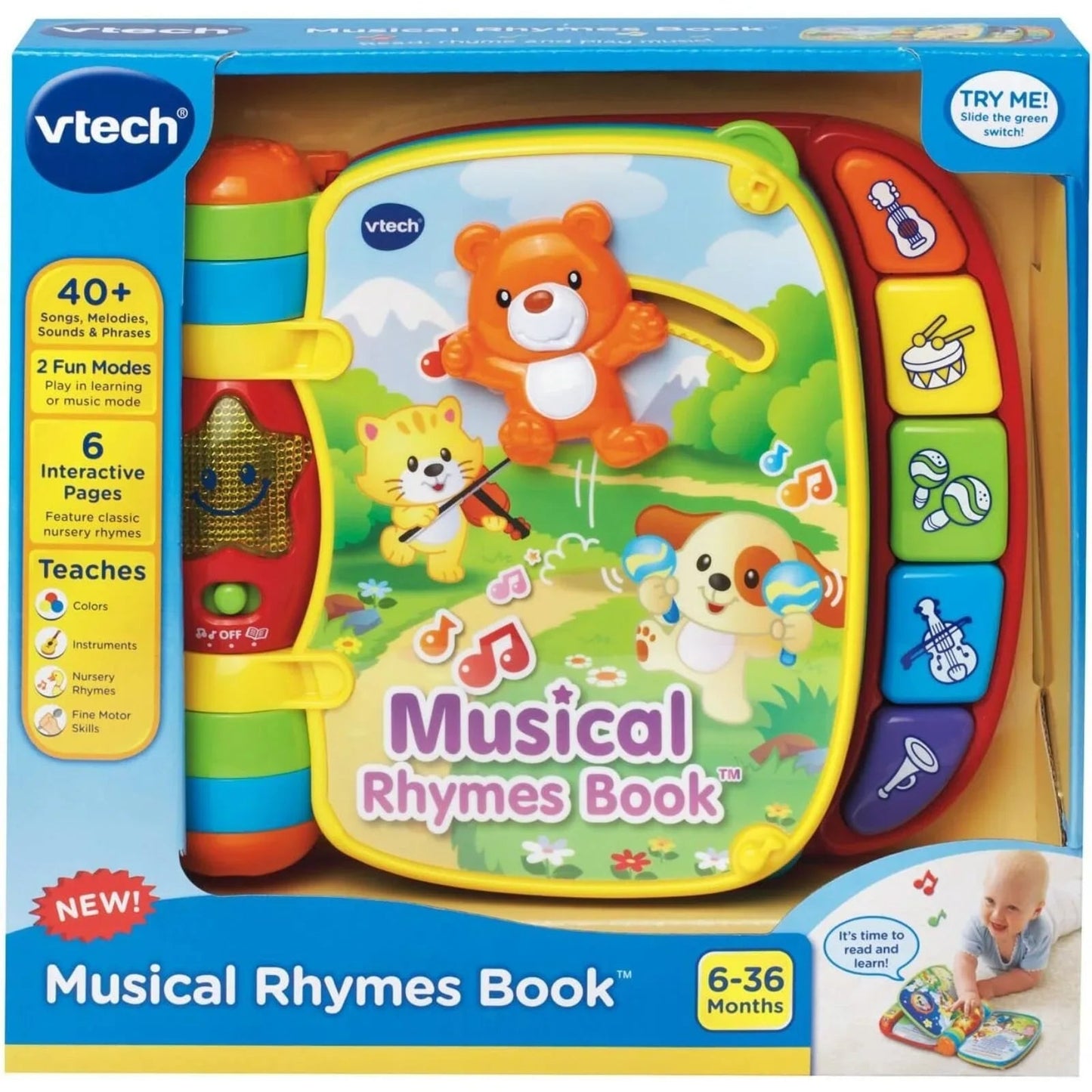 VTech Musical Rhymes Book - mezetto ebebek ebebek