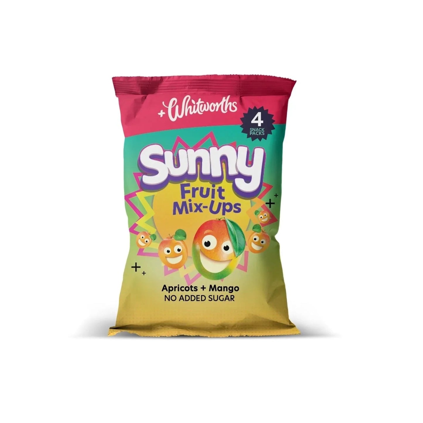 Whitworths Sunny Fruit Mix - Ups Apricots & Mango 72g (4x18g) - mezetto ebebek ebebek