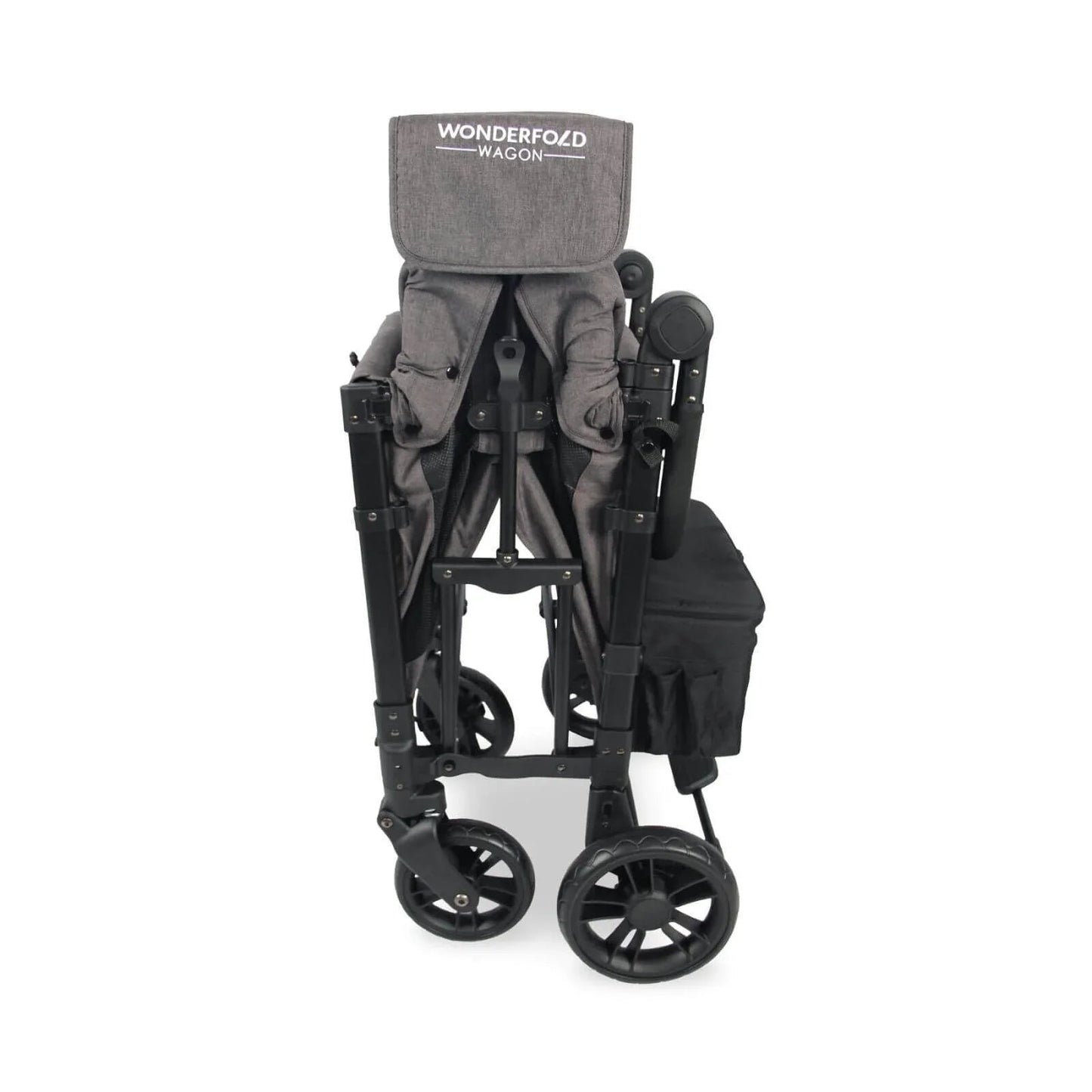 Wonderfold W2 Elite Double Stroller Wagon - Charcoal Grey - mezetto ebebek ebebek