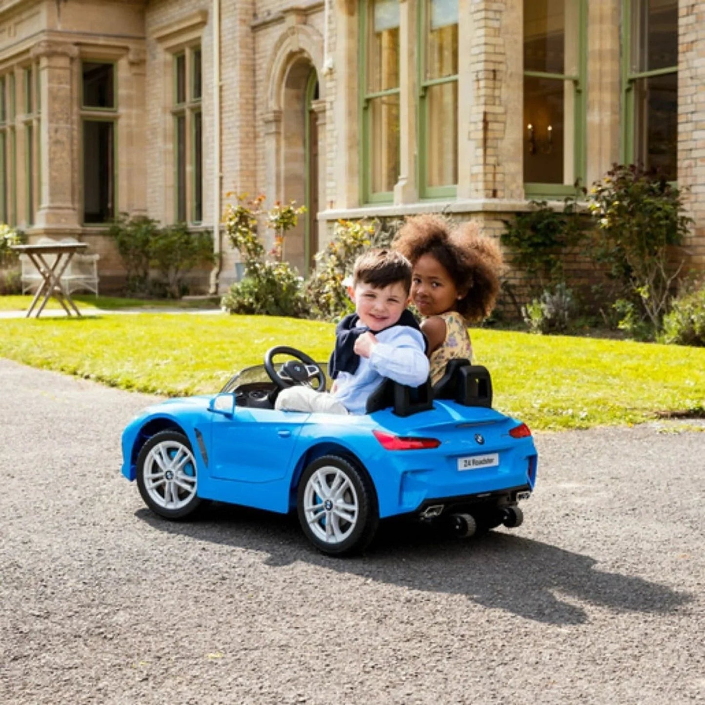 Xootz BMW Z4 12V Electric Ride On with Lithium Battery - Blue - mezetto ebebek ebebek