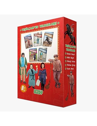 Yeşilçam ın Yıldızları Kutulu 5 Kitap - Acayip Kitaplar Kitap