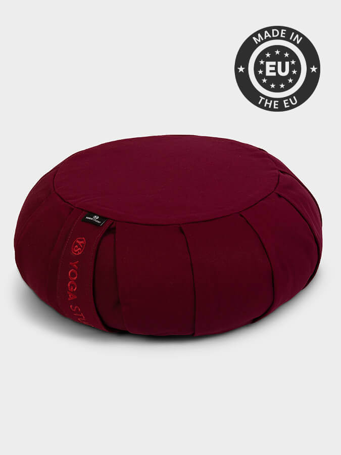Yoga Studio European Organic Buckwheat Zafu Round Cushion - mezetto Shopify Collective Yoga Studio Store