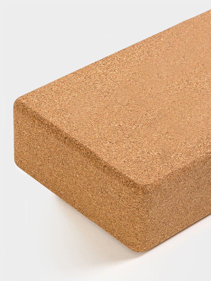 Yoga Studio Large Cork Yoga Brick (Unbranded) - mezetto Shopify Collective Yoga Studio Store