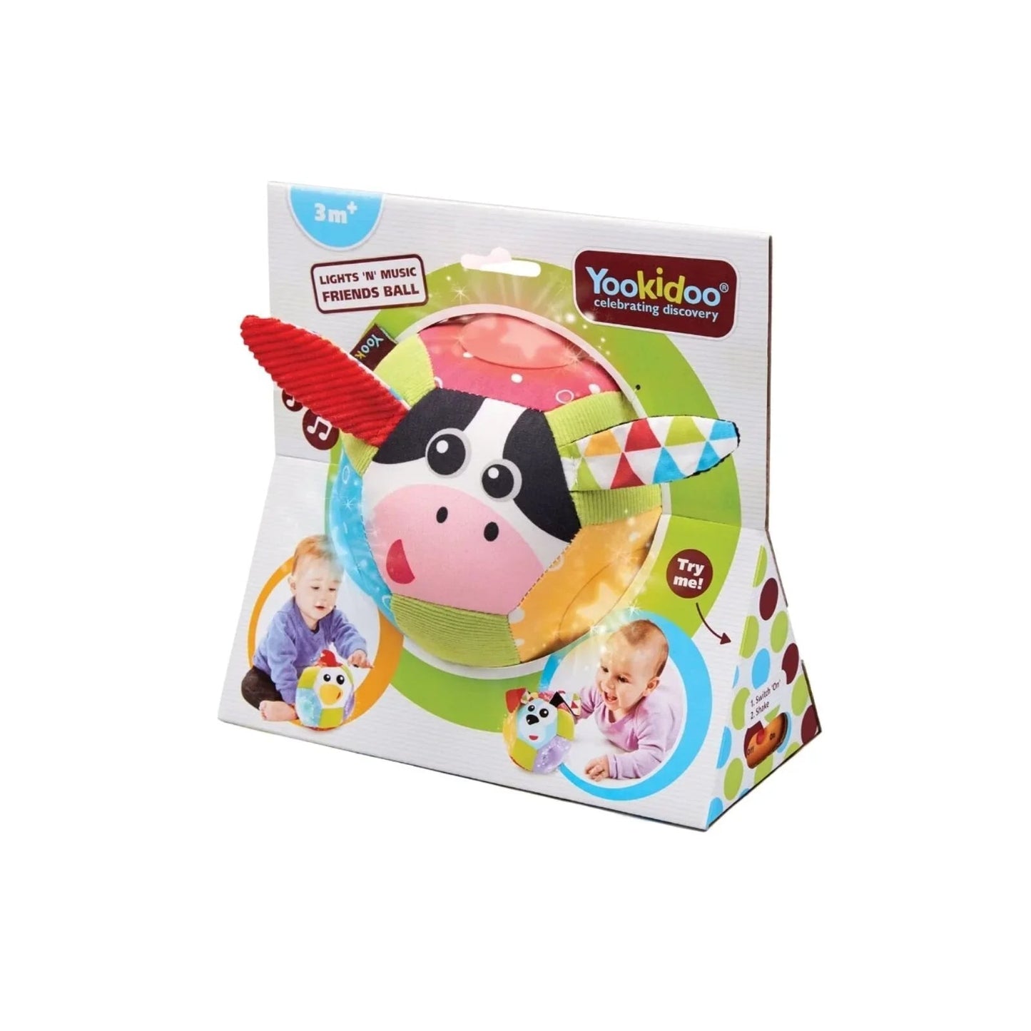 Yookidoo Light 'N' Music Friends Ball - mezetto ebebek ebebek