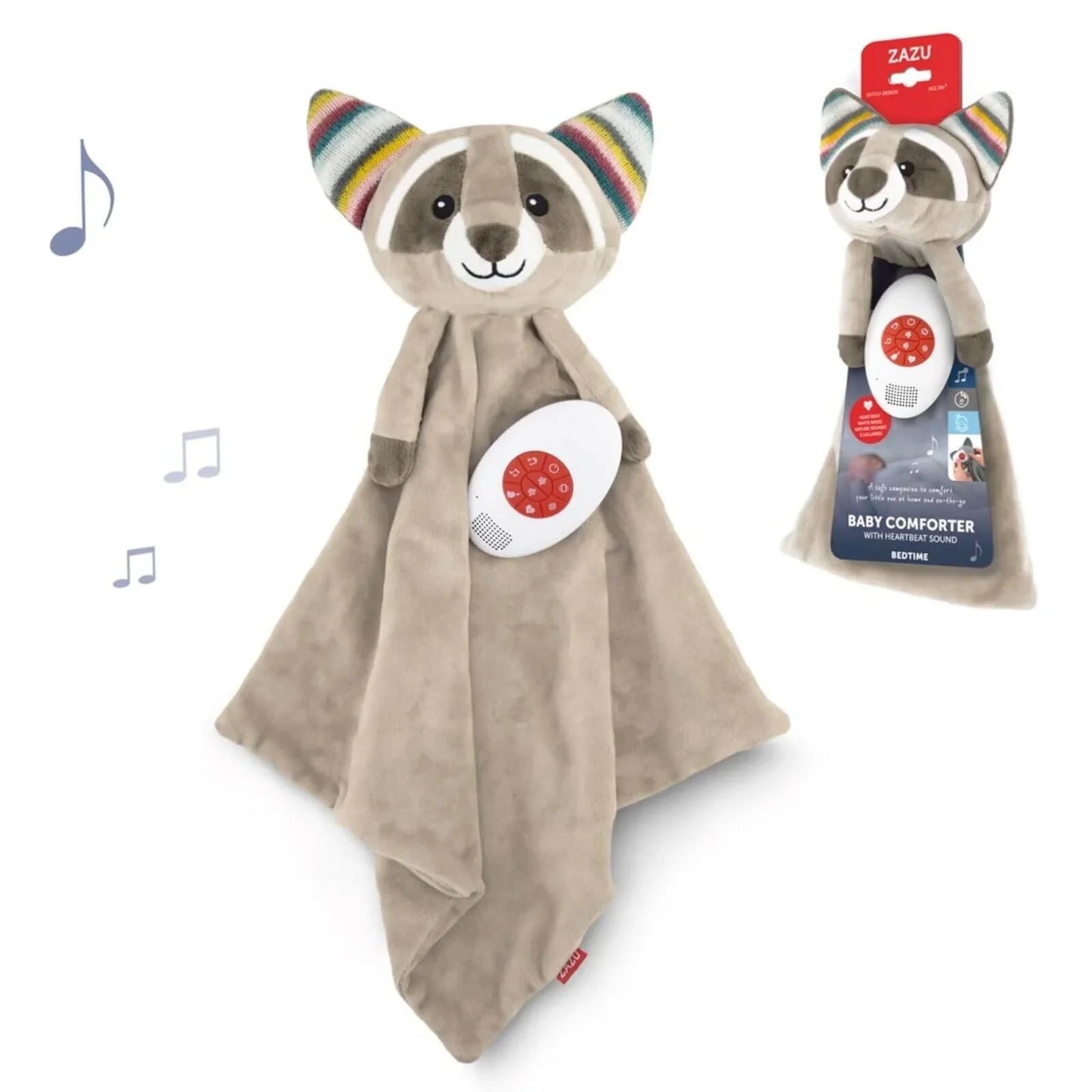 Zazu Robin The Raccoon Baby Comforter - mezetto ebebek ebebek