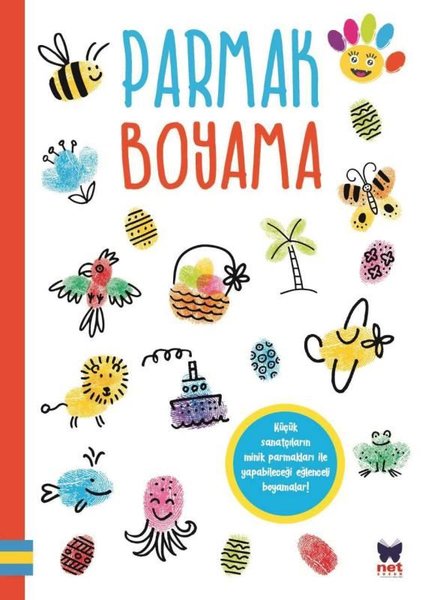 Parmak Boyama - Kırmızı - Net Çocuk Yayınları Kitap