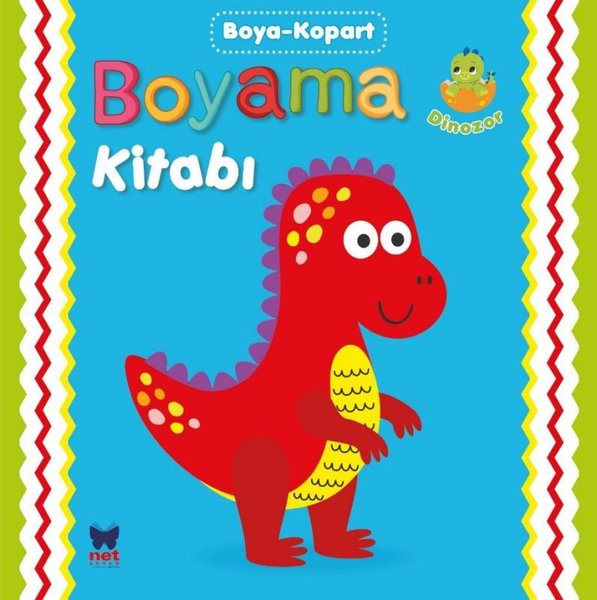 Boyama Kitabı Boya - Kopart - Dinozor - Net Çocuk Yayınları Kitap