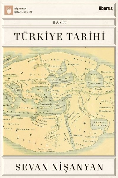 Basit Türkiye Tarihi kitap kapağı, Sevan Nişanyan’ın Osmanlı’dan Cumhuriyet’e sade tarih anlatımını sunar.