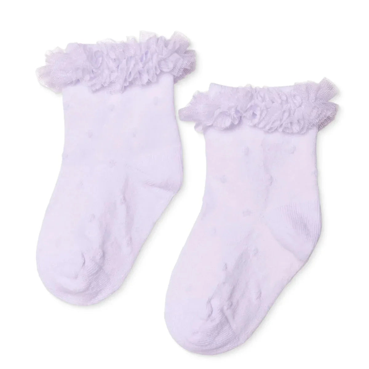 HelloBaby Girls Lace Socks Cotton Rich - White