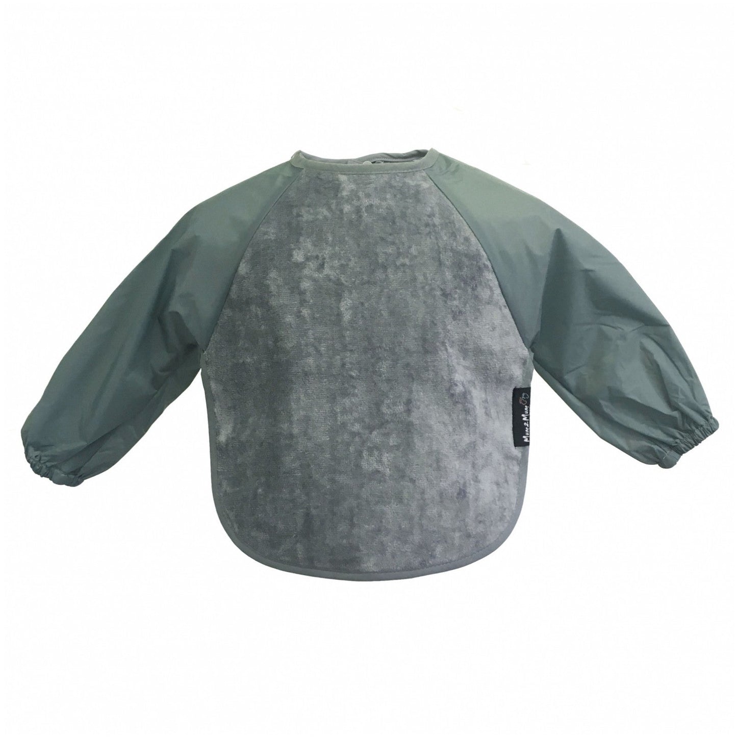 2 PACK - Mum 2 Mum Long Sleeved Wonder Bibs LARGE 18m - 3 years - Grey & Navy - mezetto Baby&More Baby&More